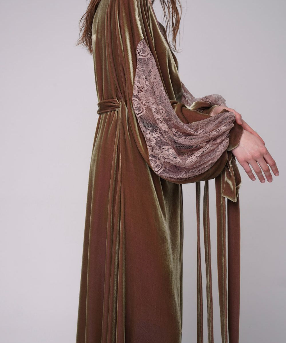 Daydreaming Gown Olive Product SIA Glamoralle