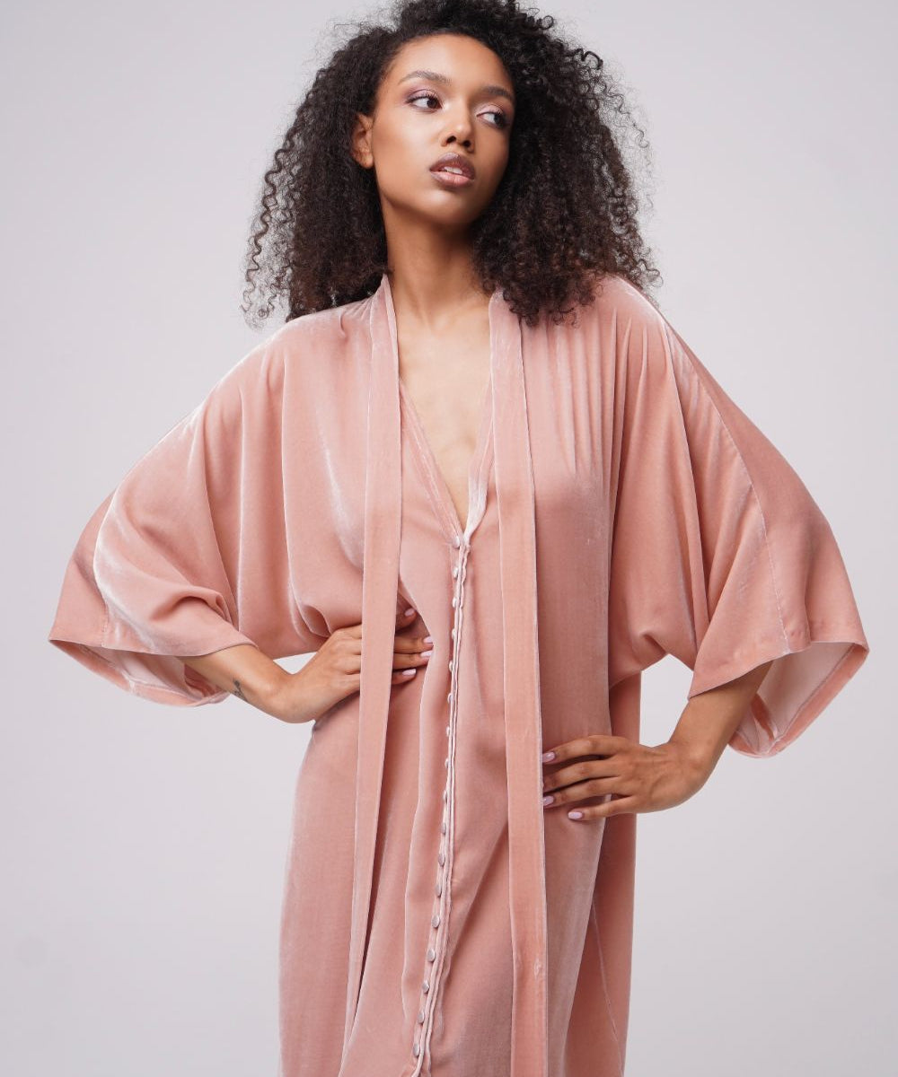  Feel The Light Robe Light Pink Product SIA Glamoralle