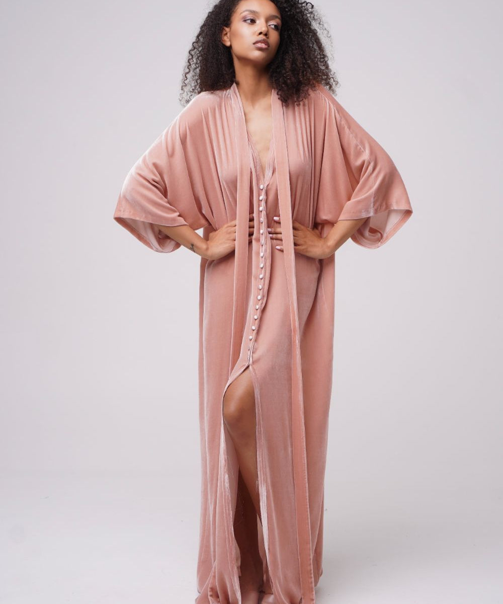  Feel The Light Robe Light Pink Product SIA Glamoralle