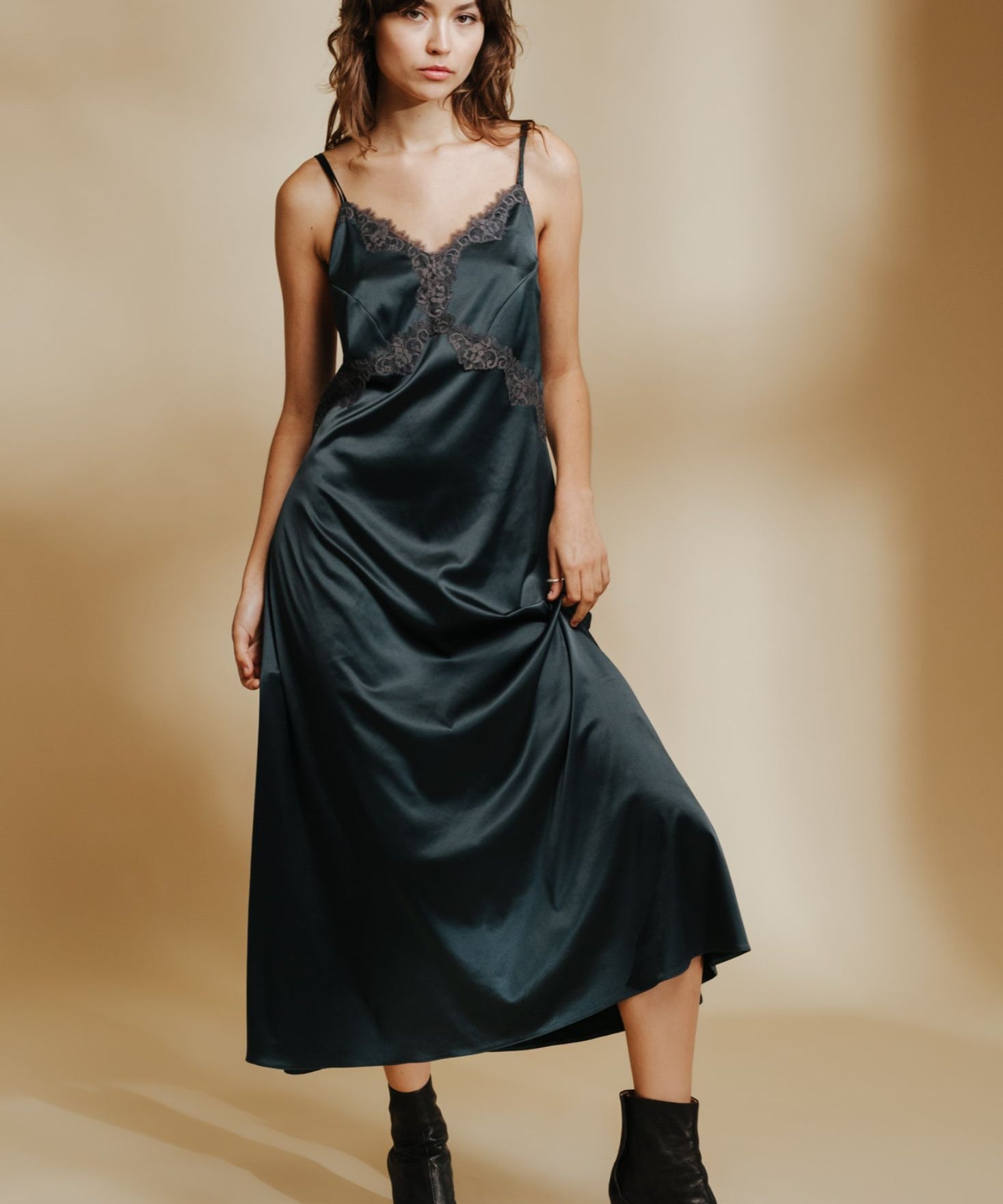 Romantic Autumn Slip Dress Product Amoralle